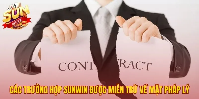 Miễn trừ trách nhiệm SUNWIN 1 Xác định rõ các tình huống cổng game không chịu trách nhiệm