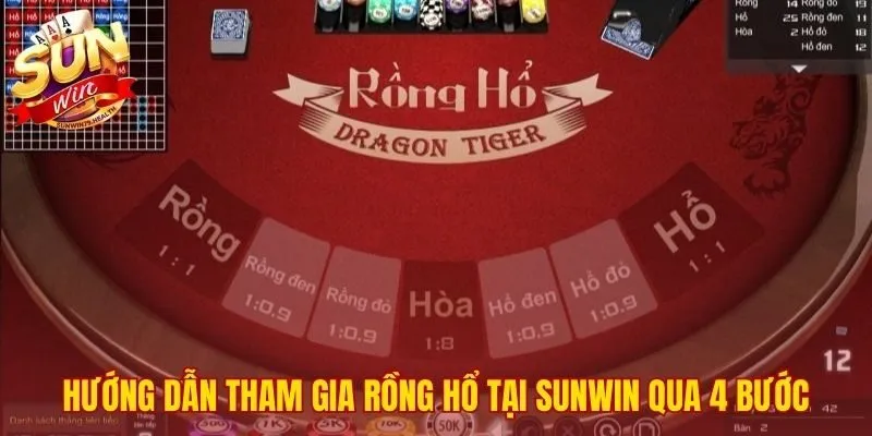 Bài Rồng Hổ Sunwin | Hướng Dẫn Chơi Từ A-Z Cho Người Mới 3 Các bước tham gia chơi rồng hổ nhanh chóng